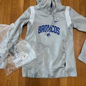 Nike Gray Broncos Hoodie